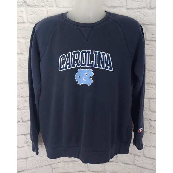 Champion Tops - VTG UNC Champion Crewneck Sweatshirt, XL